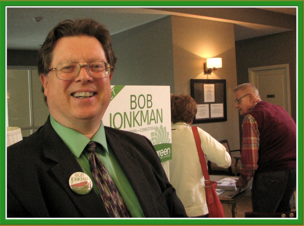 Bob Jonkman after the Foxboro Green Debate