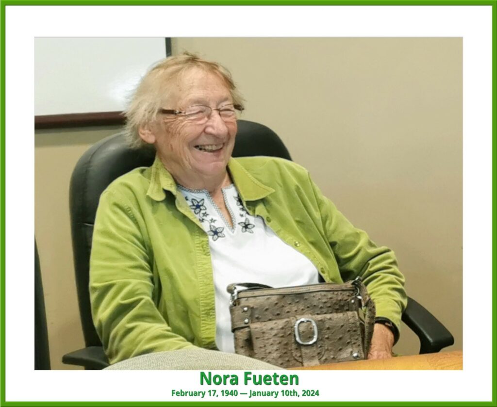 Nora Fueten, February 17, 1940 - January 10th, 2024